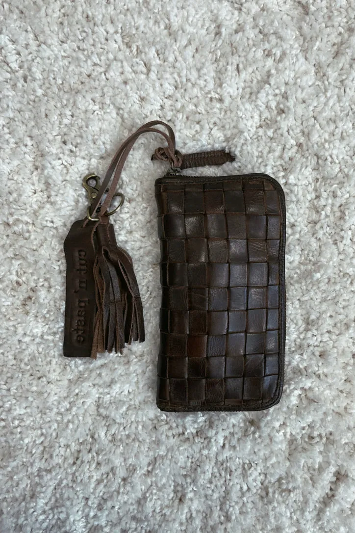 Kami Woven Zip Wallet Lux Collection