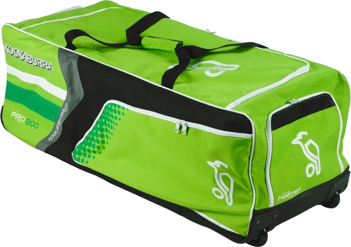 KOOKABURRA BAG KB PRO 800 WHEELIE Green/White