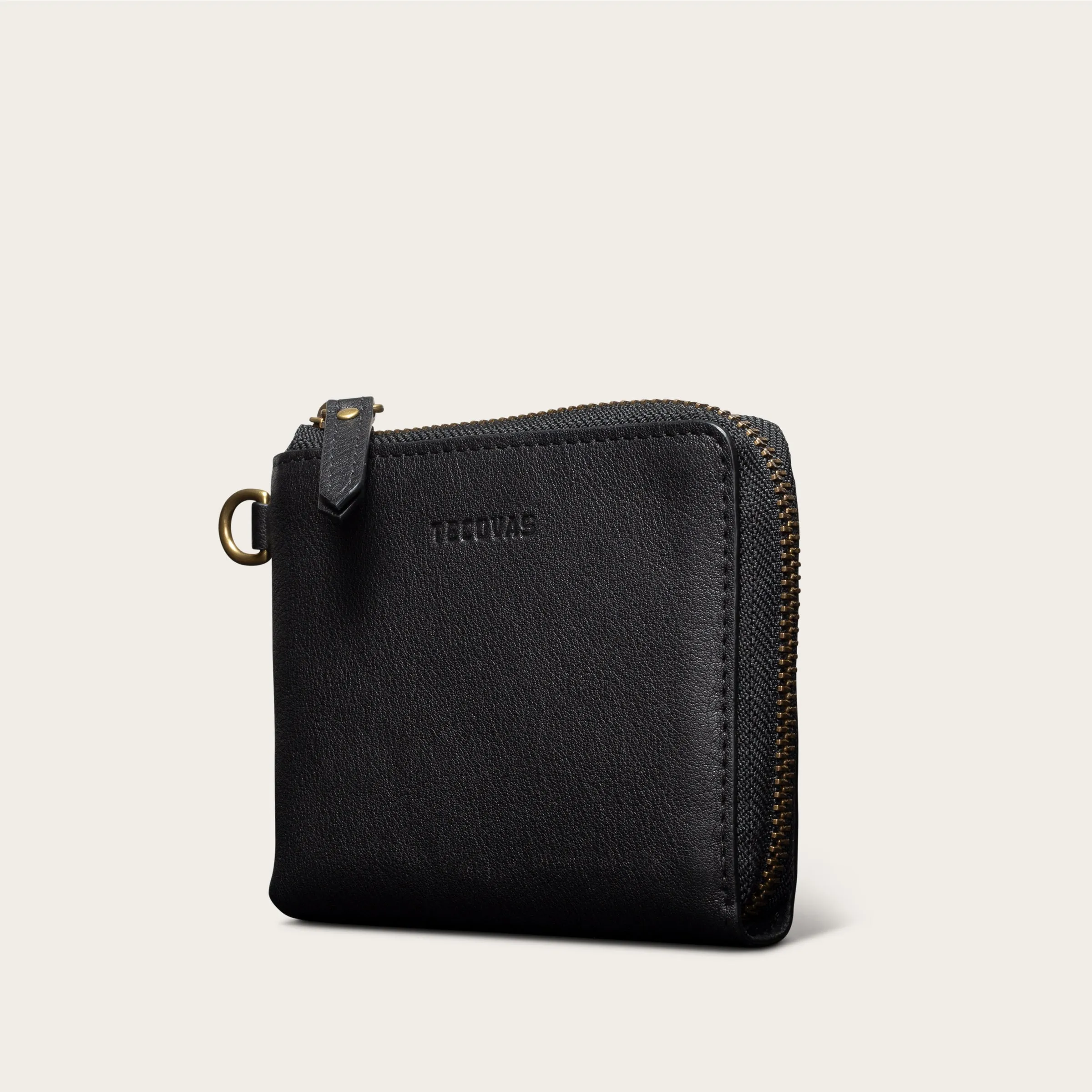 Leather L-Zip Wallet