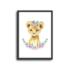 Lion - Floral