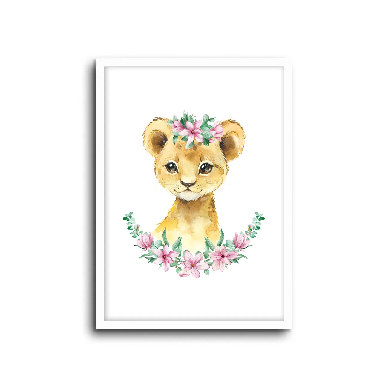 Lion - Floral