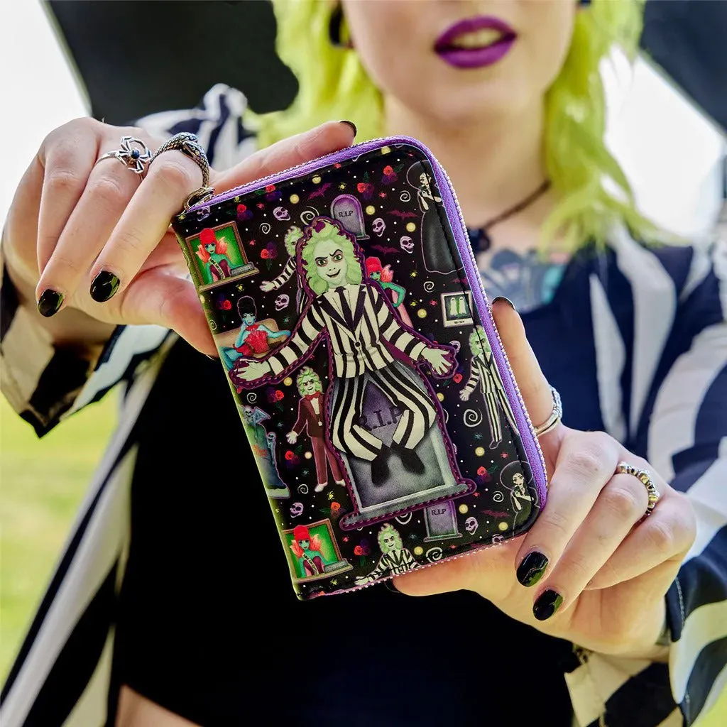 Loungefly | Beetlejuice Icons Zip Wallet