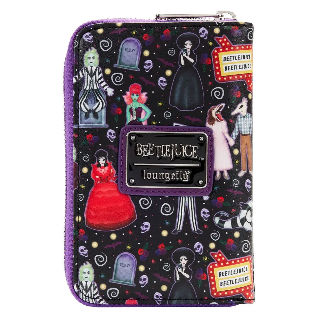 Loungefly | Beetlejuice Icons Zip Wallet