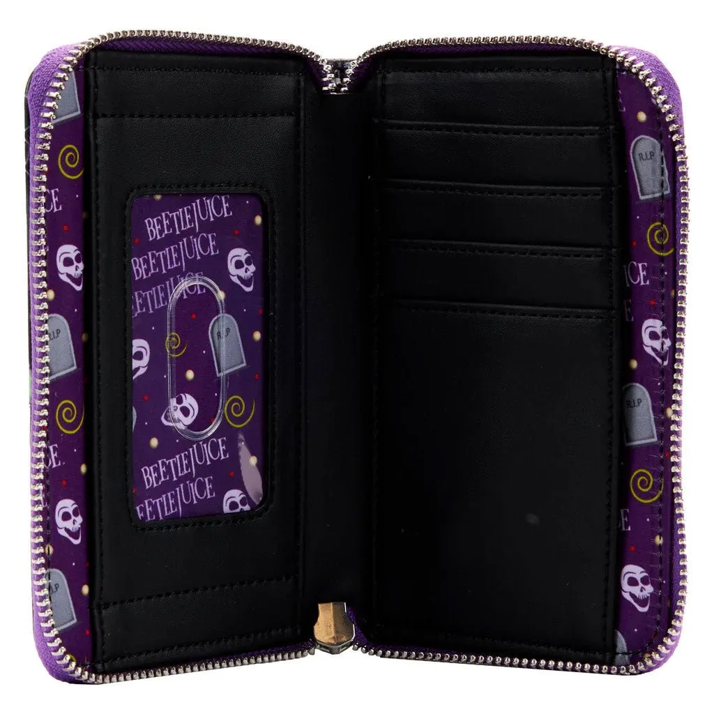 Loungefly | Beetlejuice Icons Zip Wallet