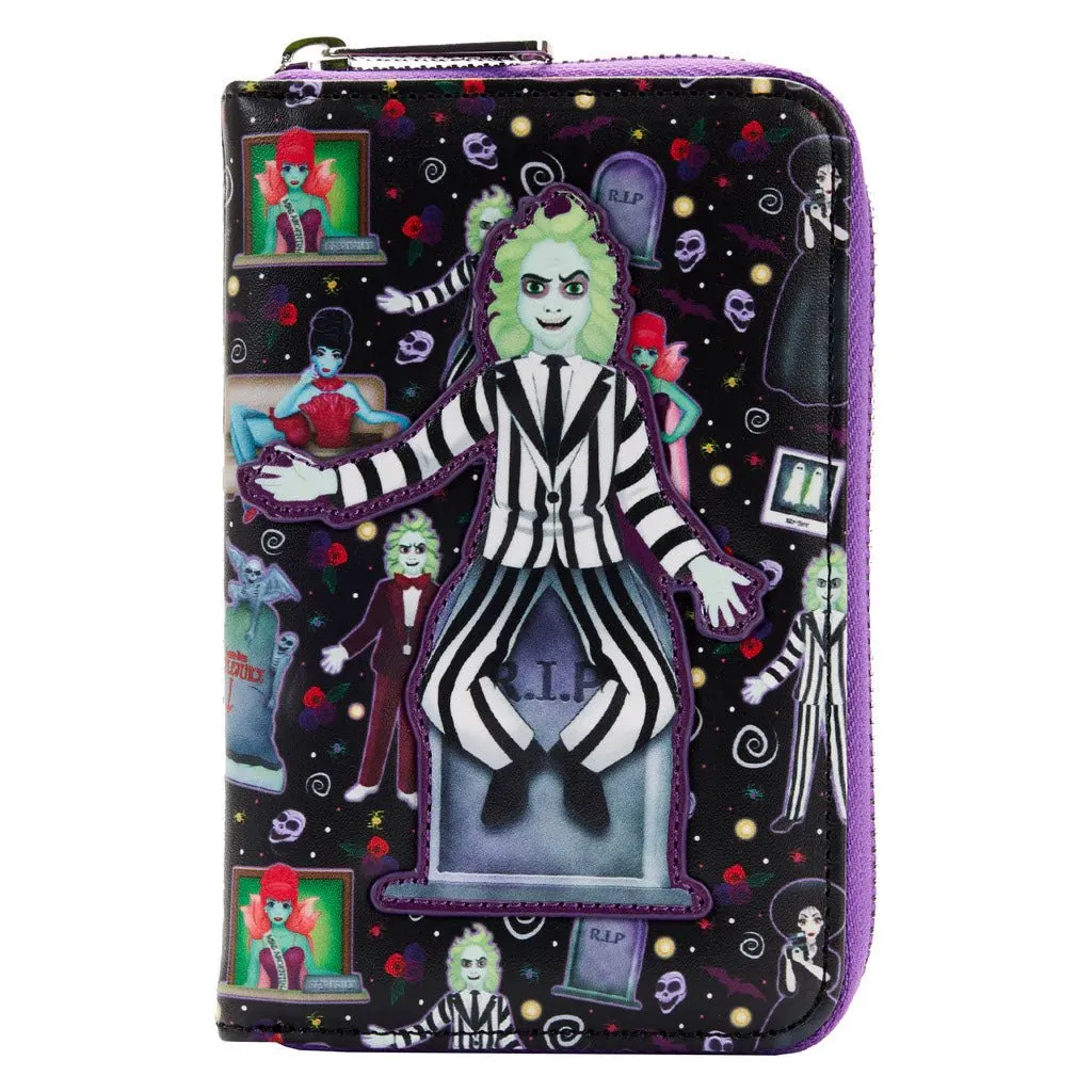 Loungefly | Beetlejuice Icons Zip Wallet