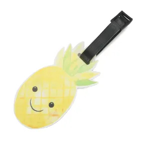 Luggage Tag Pineapple Yellow