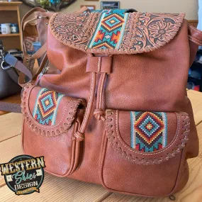 Montana West Concealed Carry Backpack Bag Tooled