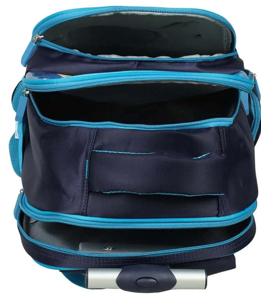 Novex Cars Backpack with Trolly  (Blue)