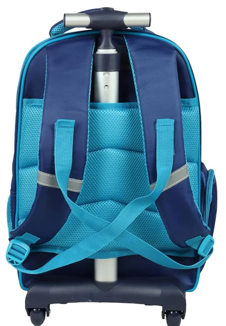 Novex Cars Backpack with Trolly  (Blue)