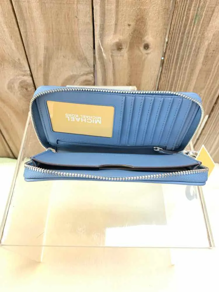 NWT Designer Handbags Blue Wallet