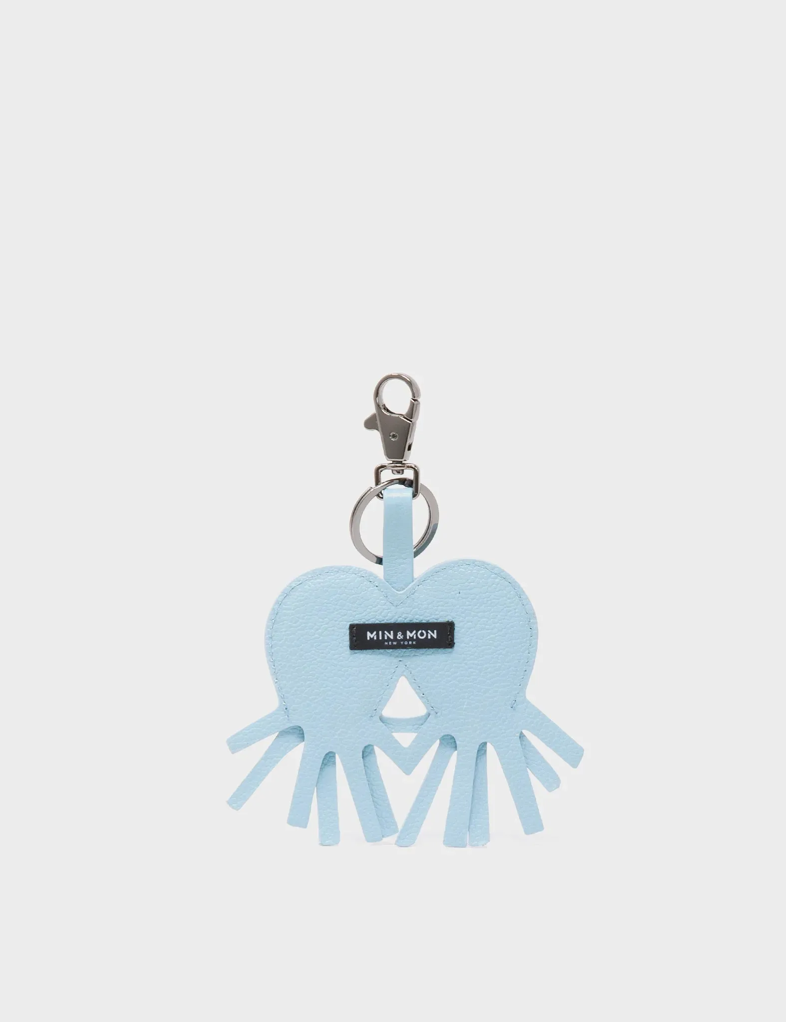 Octotwins Charm - Stratosphere Blue Leather Keychain