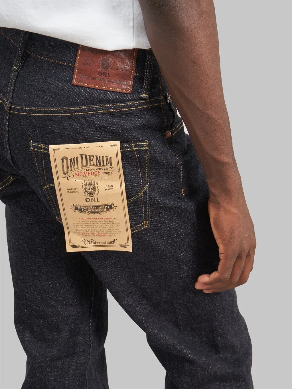 ONI Denim ONI-266 "Low Tension" 15oz Relax Straight Jeans