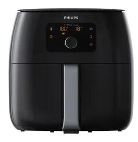 Philips HD9650/96 Twin TurboStar 1.4kg XXL Digital Air Fryer (Black) (Manufacturer Refurbished)