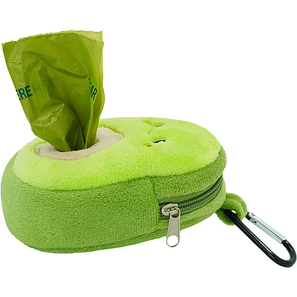 Plush Avocado Poop Bag Dispenser