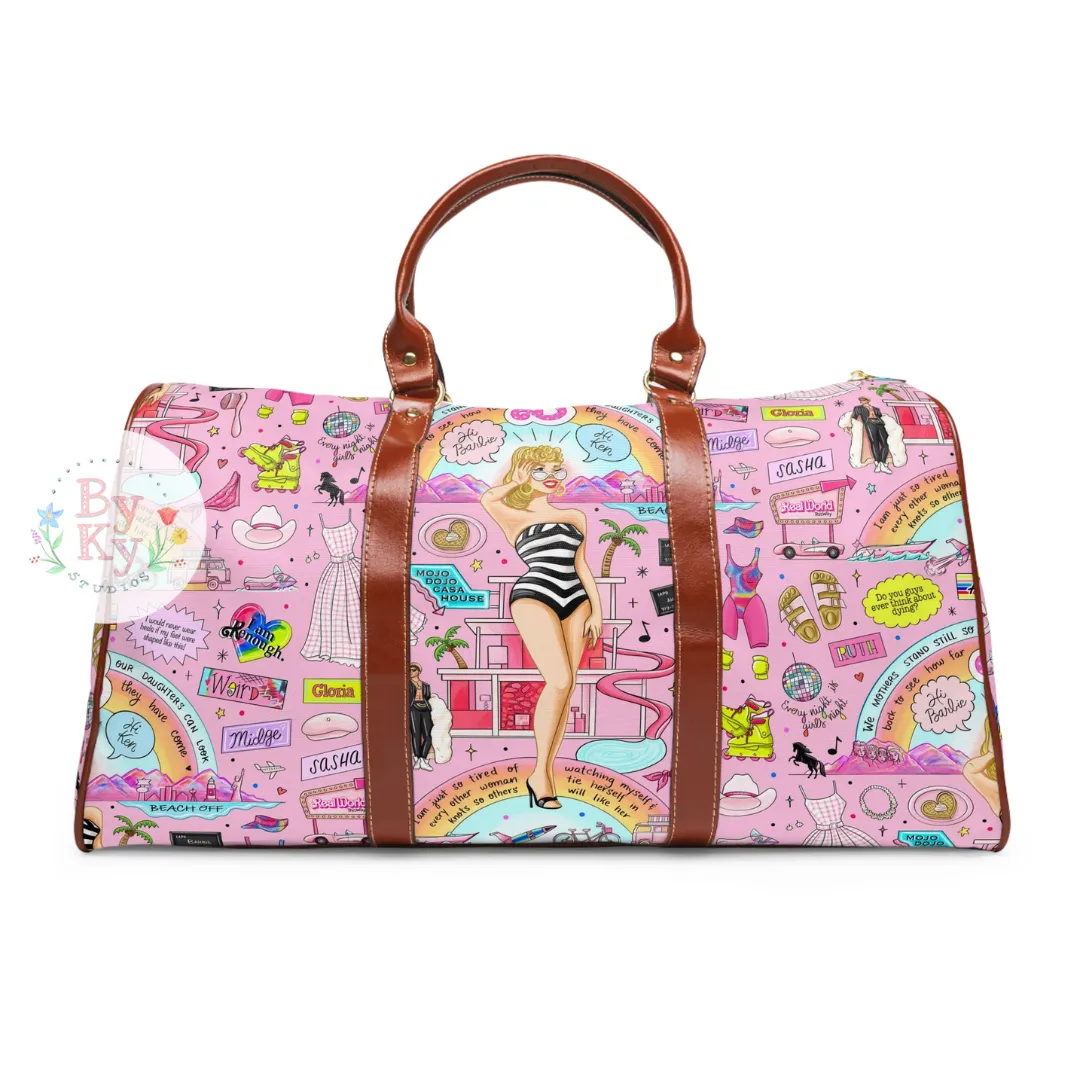 PREORDER: Barbie Movie Waterproof Duffle Bag