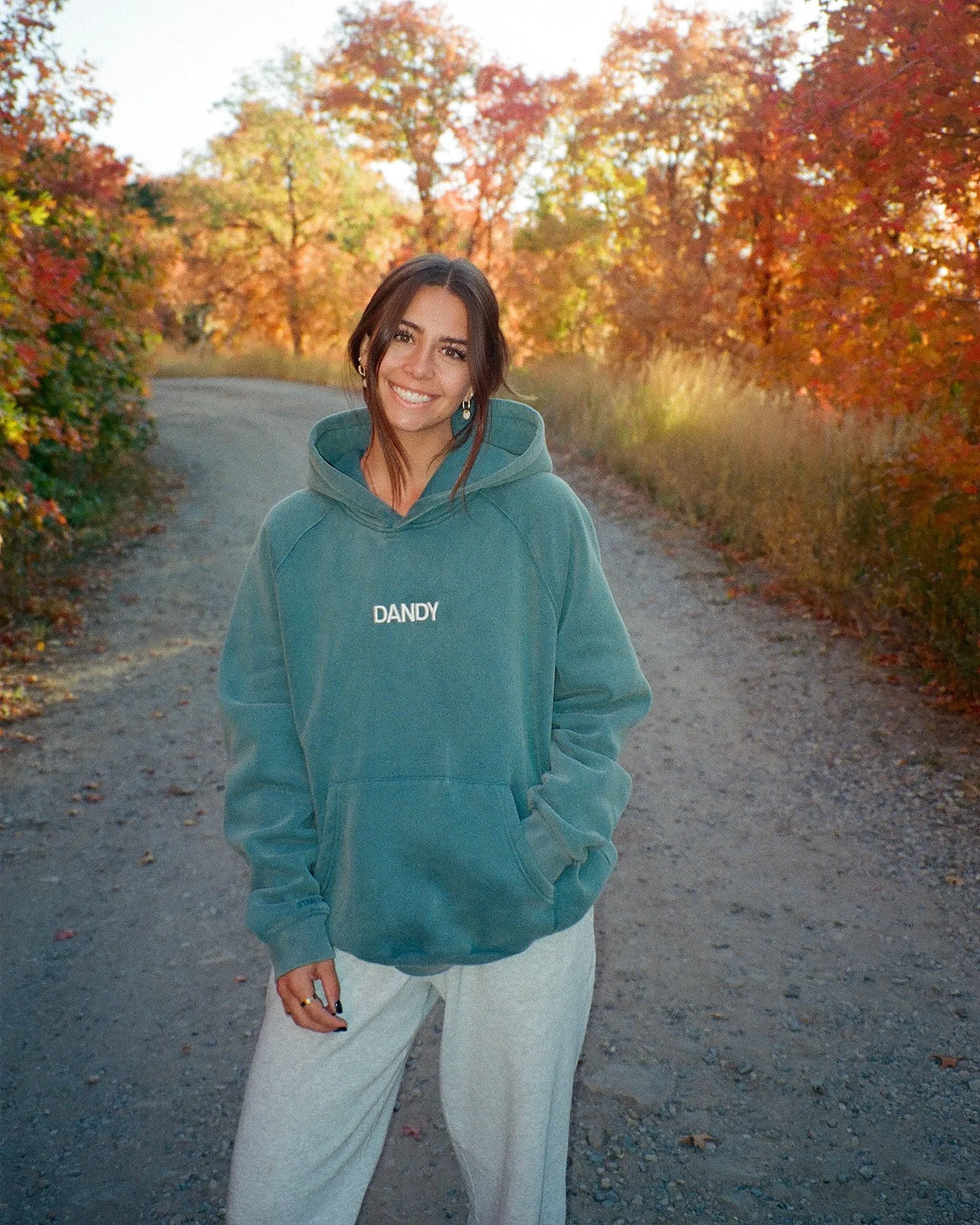 Luxurious Pine Green Oversized Adventure Hoodie