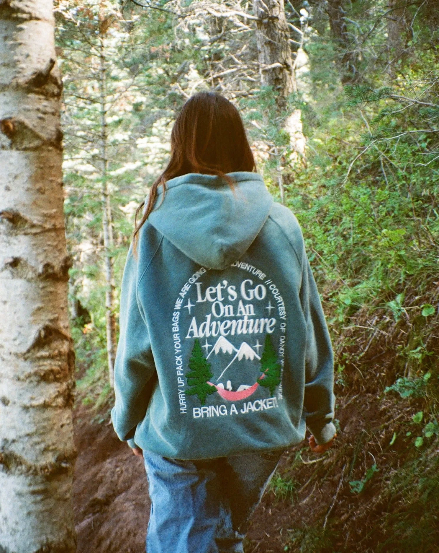 Luxurious Pine Green Oversized Adventure Hoodie