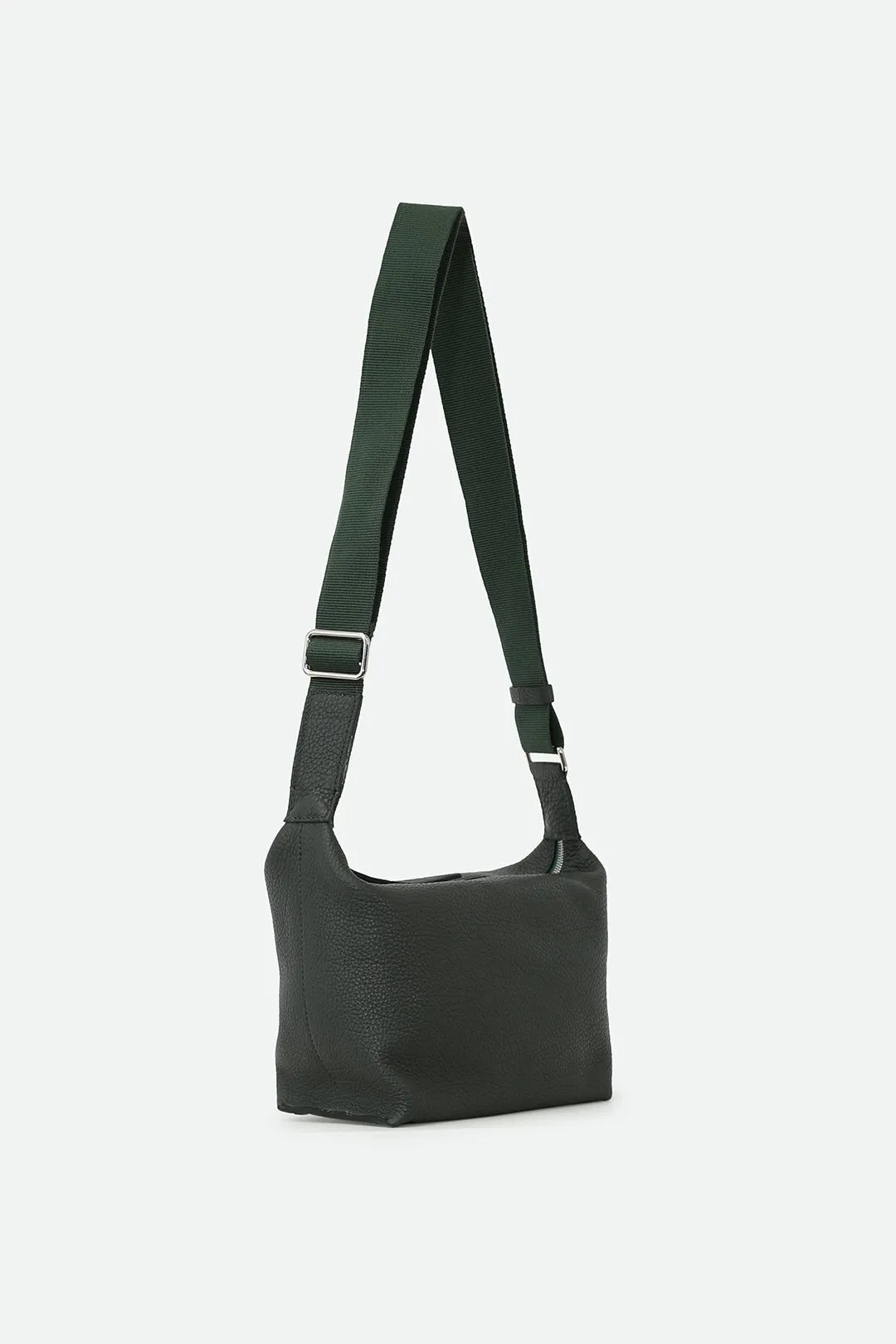 RAVELLO ITALIAN LEATHER HANDBAG IN FOREST