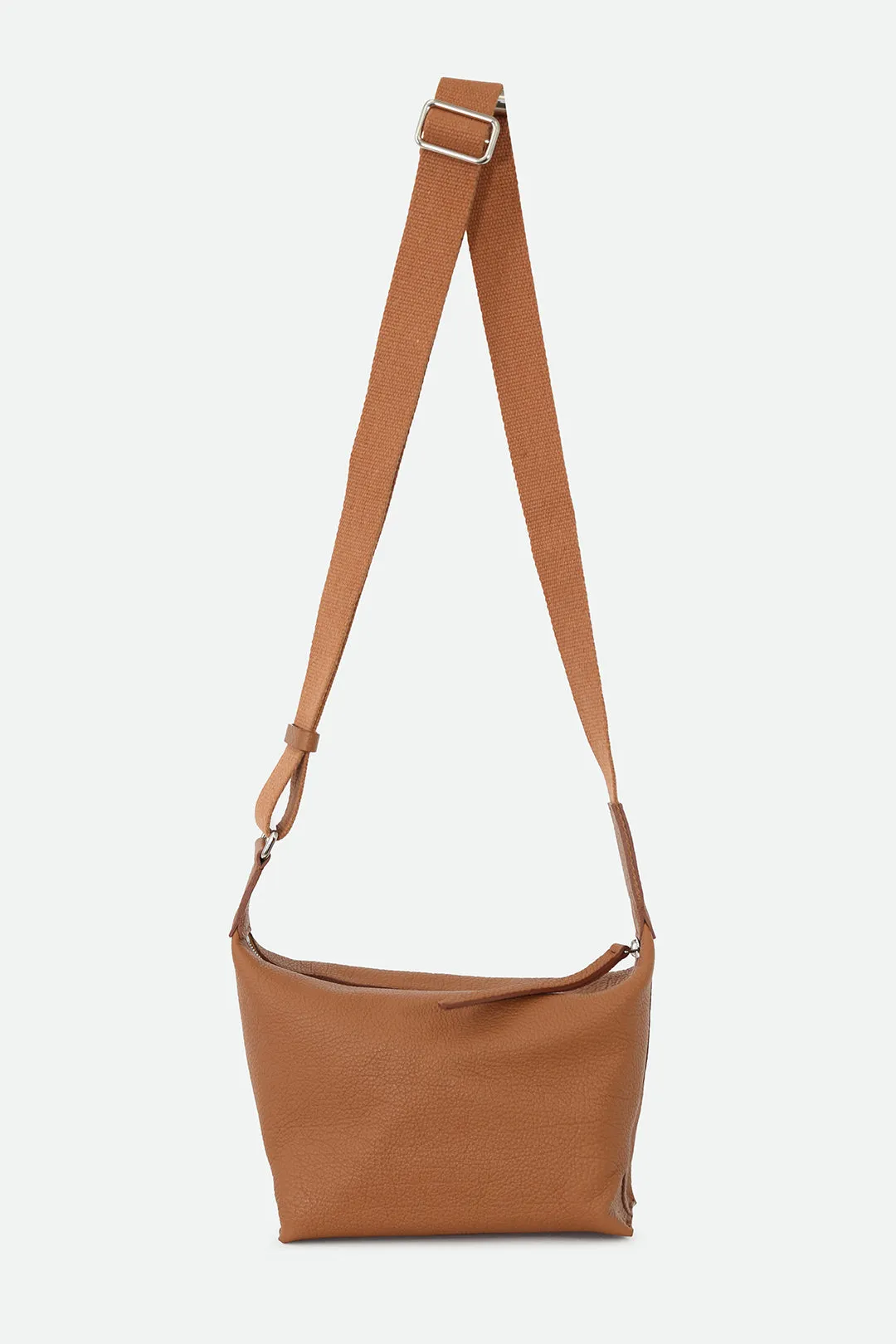 RAVELLO ITALIAN LEATHER HANDBAG IN NATURAL CUOIO