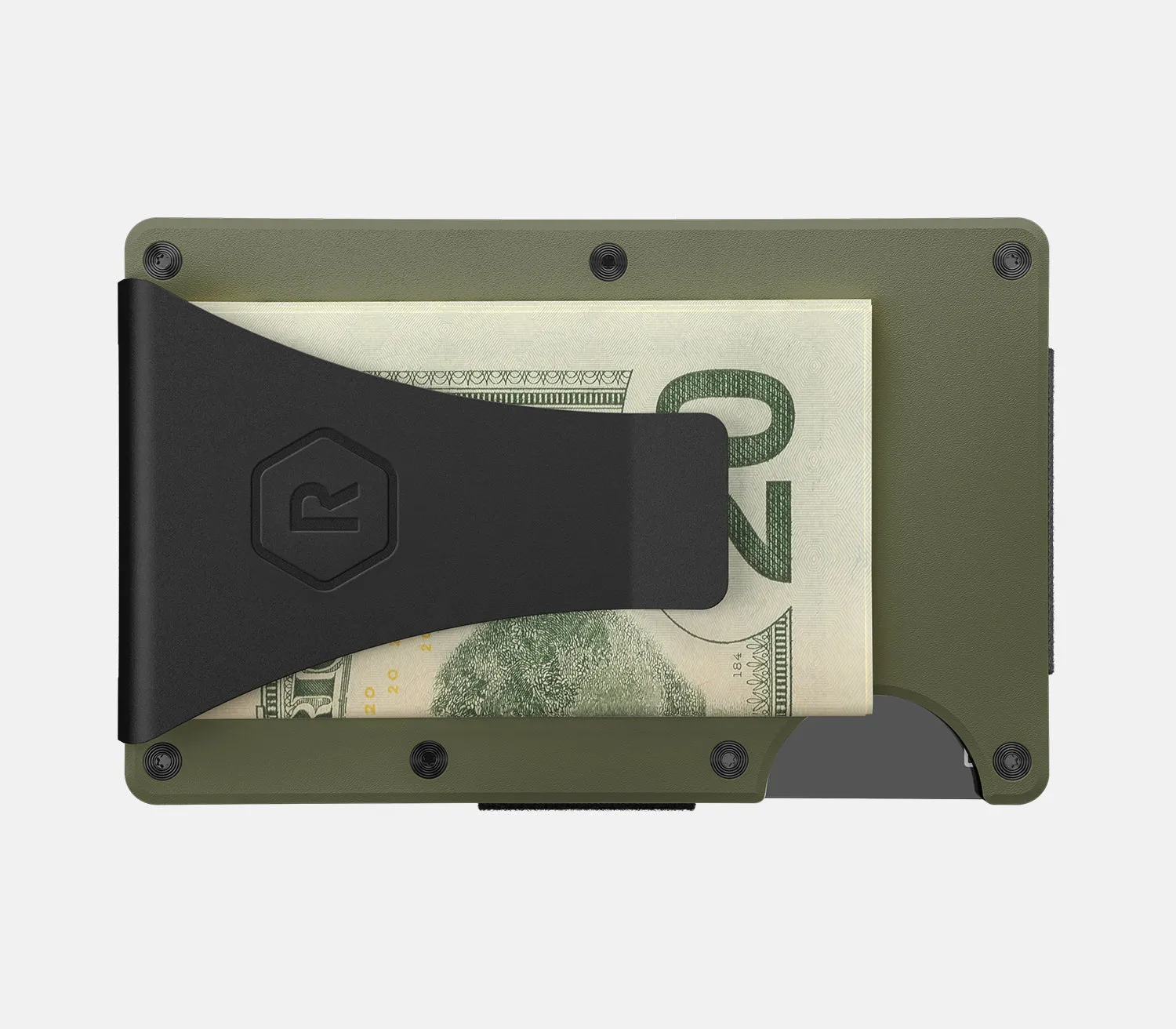 Ridge Wallet - Matte Olive Titanium