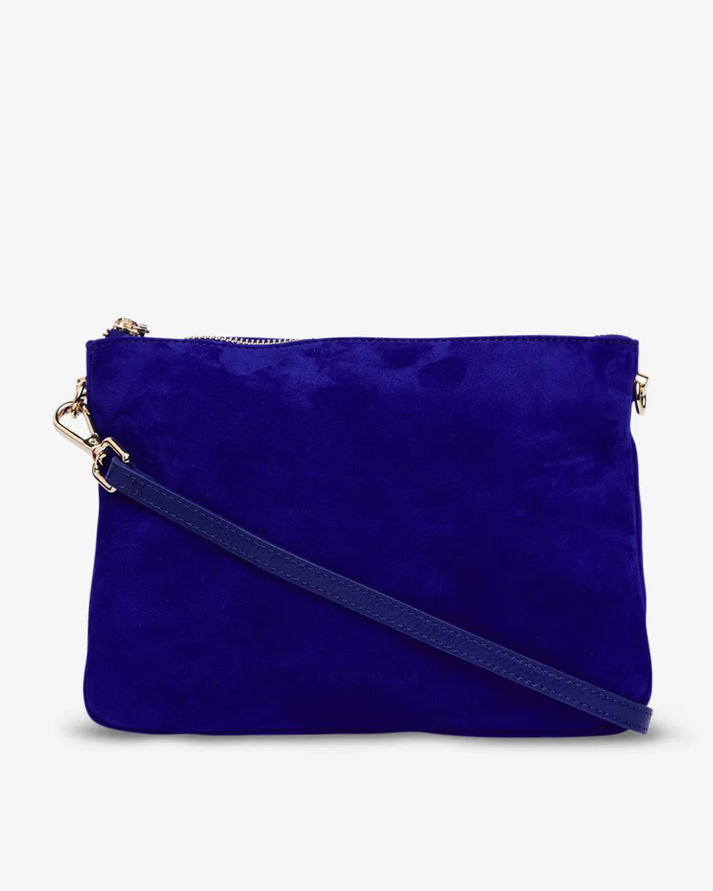 Samantha Crossbody - Cobalt Suede