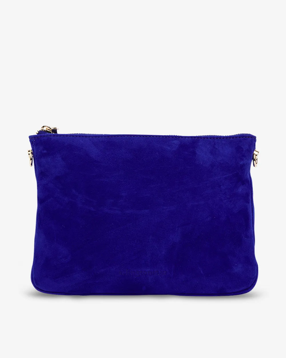 Samantha Crossbody - Cobalt Suede