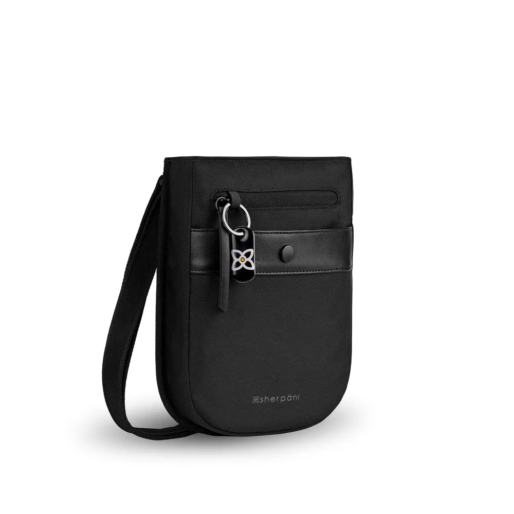 Sherpani Prima Anti-Theft Crossbody Bag in Carbon Black