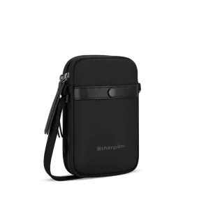 Sherpani Simplicity Anti-Theft Crossbody Wallet in Carbon Black