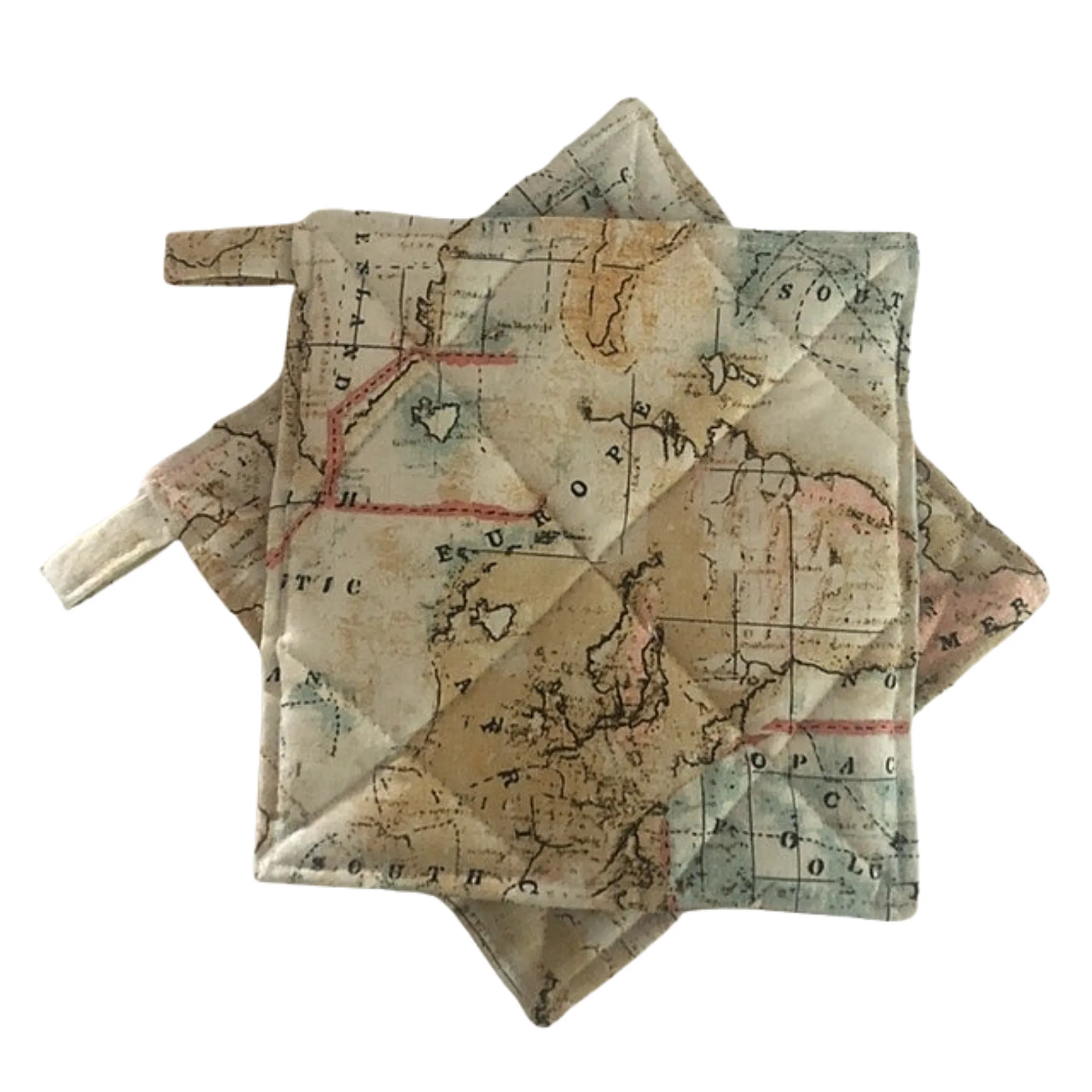 Spain & Portugal Map Potholders