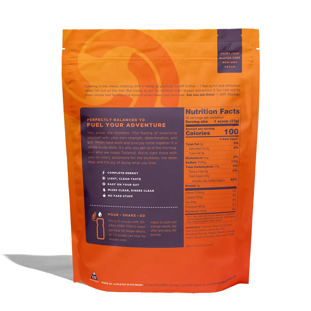 Tailwind Endurance Fuel - Mandarin/Orange Large