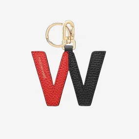 The SABRÉMOJI™ Alphabet Charm W - Rouge Noir