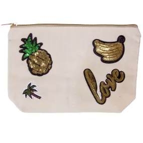 Tropics Pouch in Natural